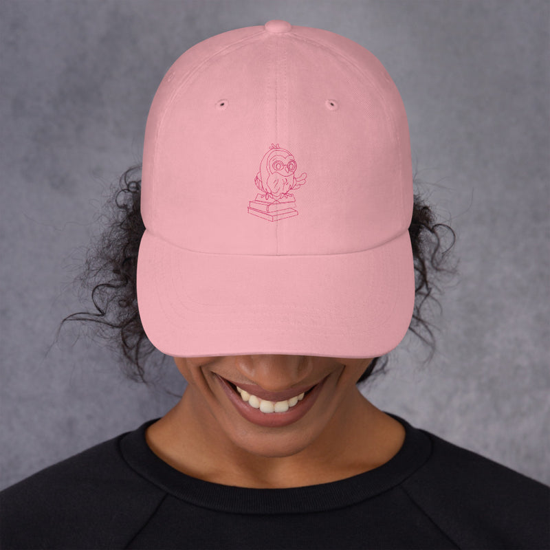 वर्जित उल्लू प्रेस क्लासिक टोपी में गुलाबी